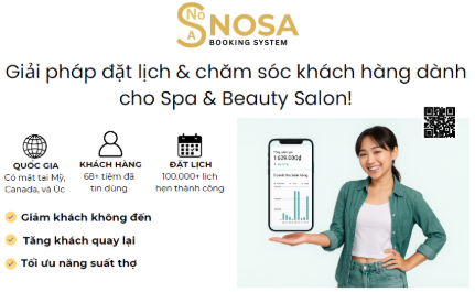 Giải pháp đặt lịch và chăm sóc khách hàng cho spa, beauty salon